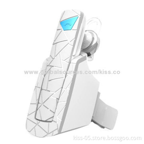 Bluetooth Headset with Up to 5 Hours Talking Time, Supports HSP, HFP and A2DP Profiles